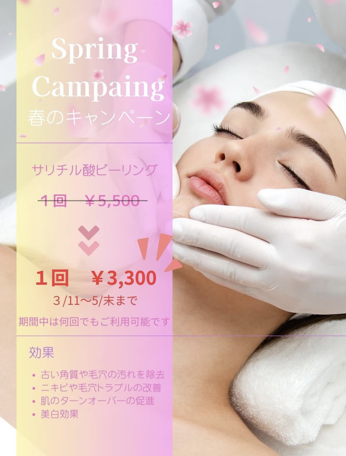 春のキャンペーン